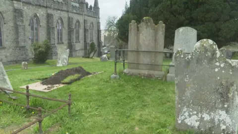 A church graveyeard