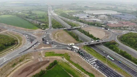 Moto Hospitality Limited A birds eye view of the roads surrounding the proposed service station. 