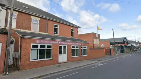 Google A Hindu centre on Pear Tree Road in Derby