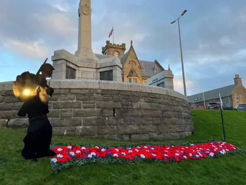 A commemoration was held on Shetland