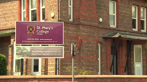 Sign for St Mary's College school