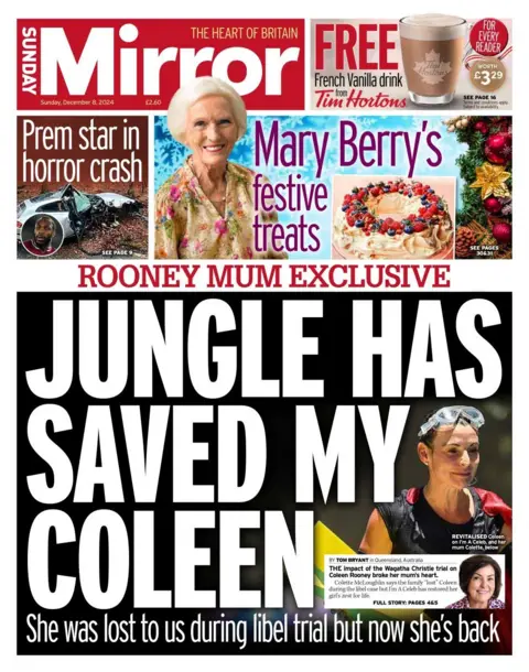 Sunday Mirror beforehand   leafage   8 December