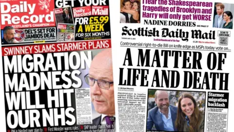 Front pages