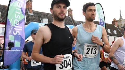 Runners in the EPIC Aylsham 5km race