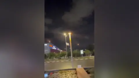 Missile hits promenade  successful  Tel Aviv