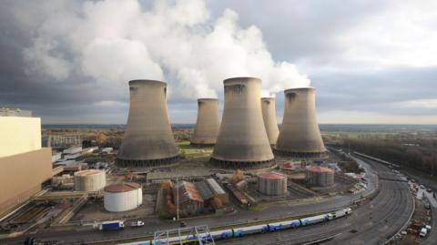 General view of Drax Power Station near Selby, North Yorkshire