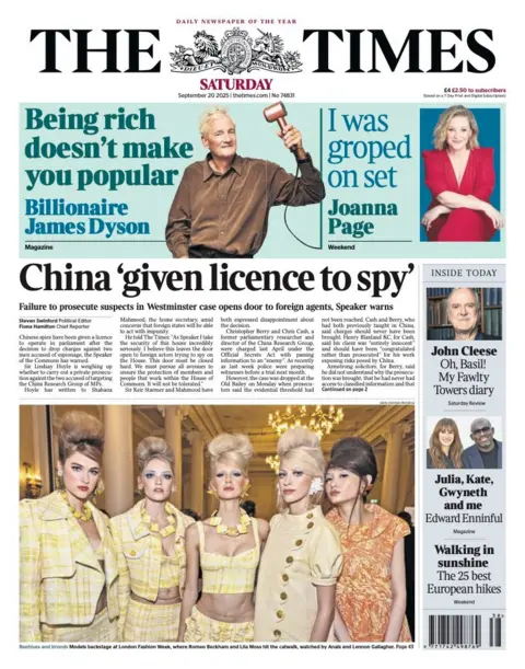  “China 'given license to spy'”