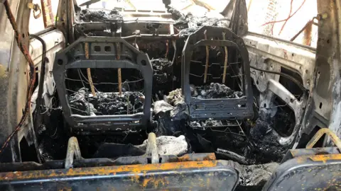 Ruth Wimborne car fire