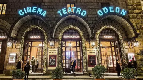 Getty Images Italy, Florence, Cinema Teatro Odeon. 