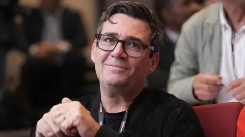 Mayor of Greater Manchester Andy Burnham attending a Labour for a New Democracy fringe event at the Labour Party Conference at the ACC Liverpool. Picture date: Sunday September 28, 2025.