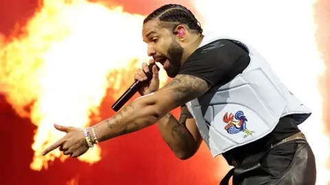 Getty Images Drake performs live on stage during day two of Wireless Festival 2025 at Finsbury Park on July 12, 2025 in London, England