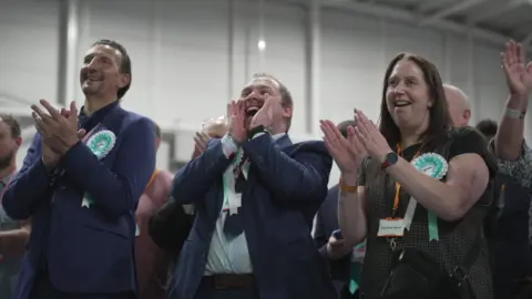 Jubilant Reform candidates applaud as they win Sandwell Council 