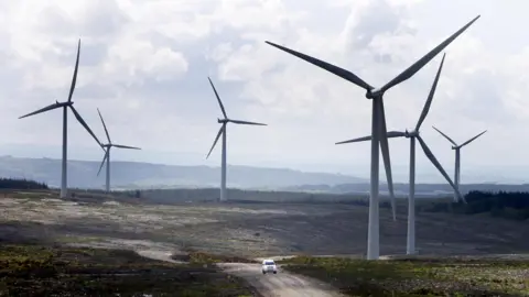 PA Media A windfarm in Scotland