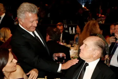 Getty Images Robert Duvall with Dustin Hoffman in 2014