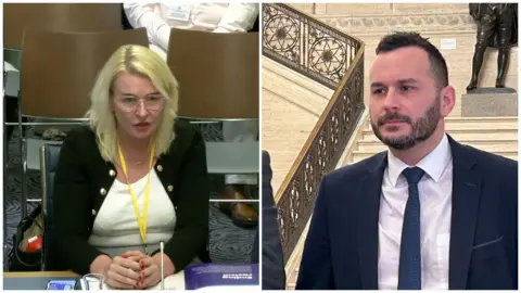 Fidelma Fearon, left and Timothy Gaston, right