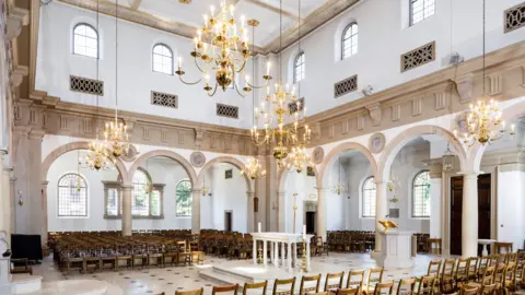 Historic England Archive Inside of Brentwood Cathedral