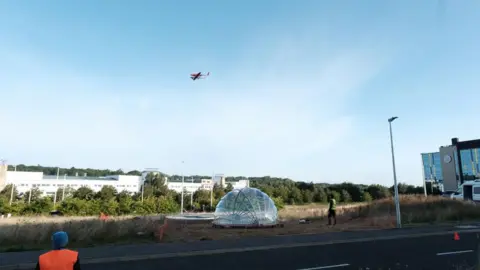 Project CAELUS Drone in the sky