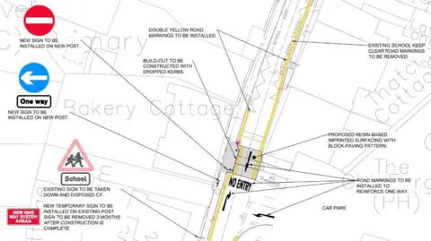 Somerset Council Drawings of what the new changes would look like