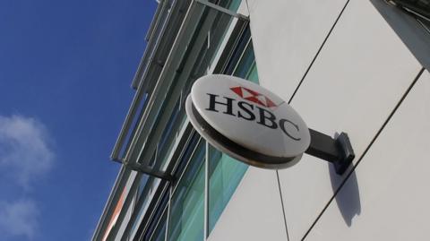 HSBC sign in Jersey