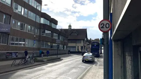 Andy Trigg/BBC Rose Lane in Norwich