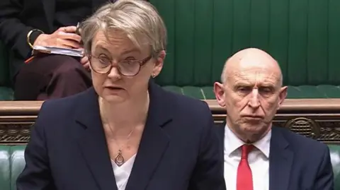 PA Media Britain's Foreign Secretary Yvette Cooper 