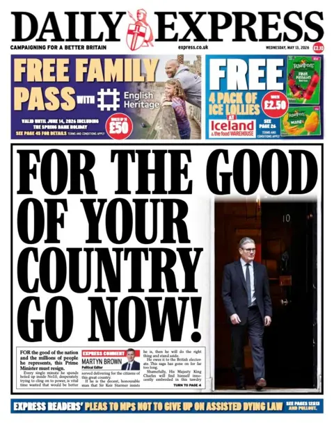 823e4e20-4e44-11f1-bd52-e755d604ece4.jpg The Papers: 'Starmer and Streeting set for showdown' and 'Crisis? What crisis?'