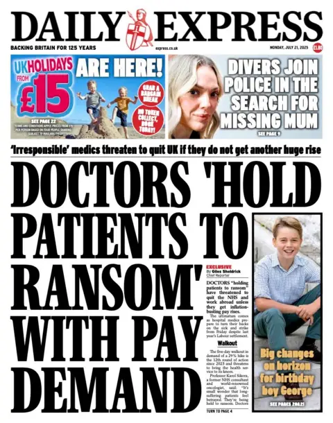  “Doctors 'hold patients to ransom' with pay demand”