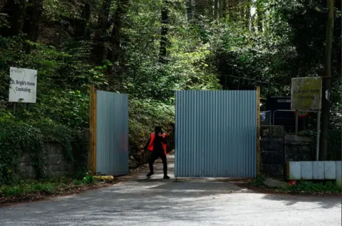 Reuters Crooksling tented accomodation site