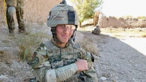 William Hitch serving in Afghanistan