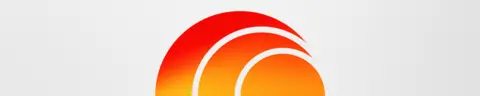 A thin, grey banner promoting the News Daily newsletter. In the centre, there is a graphic of an orange sphere with two concentric crescent shapes around it in a red-orange gradient.