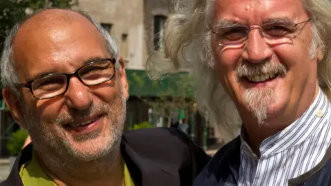Yentob alongside Billy Connolly for his feature on The Art of Stand-Up