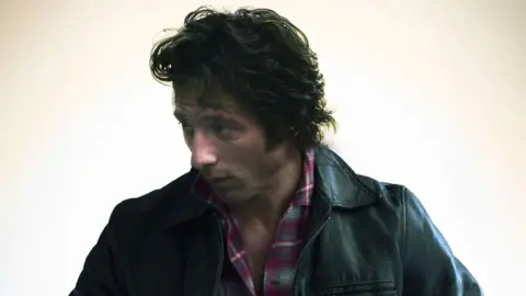 Mark Seliger/20th Century Studios Jeremy Allen White in character as Bruce Springsteen in a promotional shot for the film