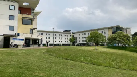 Andy Trigg/BBC Entrance to Broadview Hotel, Nelson Lodge and Constable Terrace