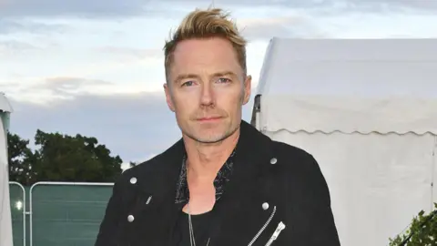 Getty Images Ronan Keating at a music festival