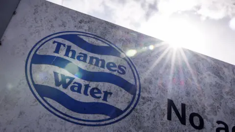 A Thames Water logo. 