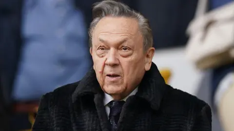 PA Media File photo dated 06/04/24 of former West Ham United chairman David Sullivan in the stands before the Premier League match at Molineux, Wolverhampton.