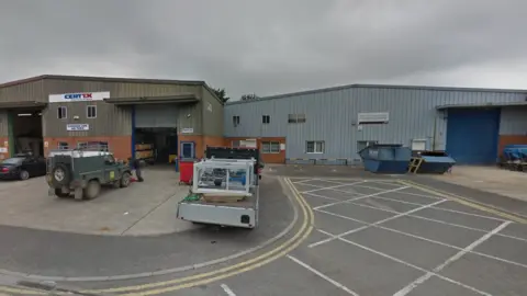 Google Street View E2 unit at the business park in Glocuestershire 
