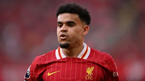 Luis Diaz in action for Liverpool
