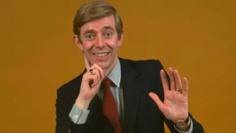 Getty Images Irish television presenter Henry Kelly, known for his role as co-host of light entertainment series Game For A Laugh, circa 1982