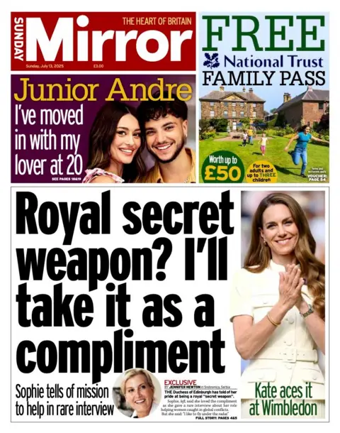 "Royal secret weapon? I'll take it as a compliment".