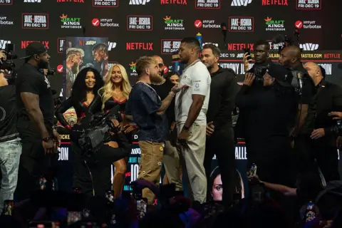 JAKE PAUL AND ANTHONY JOSHUA