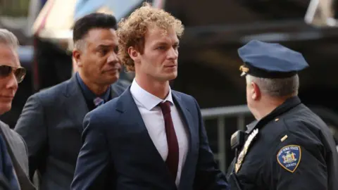 Getty Images Daniel Penny arrives for his trial at Manhattan Criminal Court on December 03, 2024 in New York City.