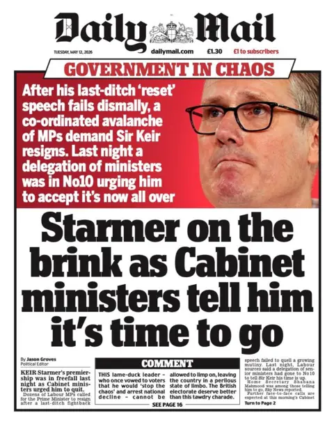 5c494600-4d7e-11f1-b55d-0f258dce1735.jpg The Papers: 'Cabinet turns on Starmer' and 'You have been murdered'