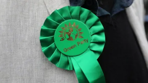 PA Media Green Party rosette