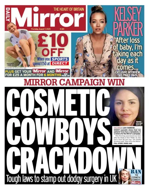  "Cosmetic cowboys crackdown"
