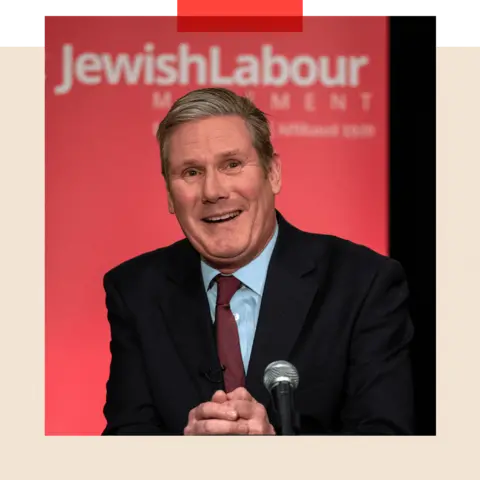 Getty Images Keir Starmer photographed at a Jewish Labour Movement event