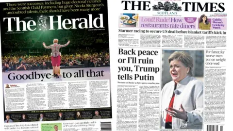 Scotland's papers: 13 March