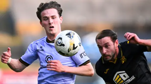 Partick Thistle's Logan Chalmers and Livingston's Scott Pittman