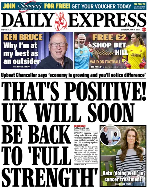 Daily Express front page