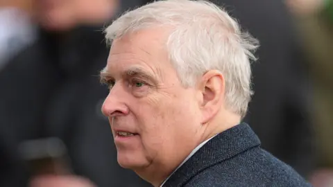 Prince Andrew, photographed in December 2023